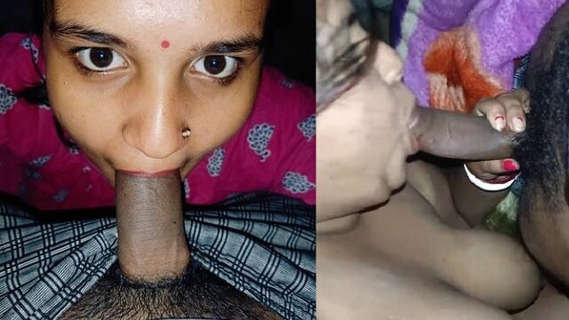 Indian Hindi XXX Bhabhi Sucking Dick until cum