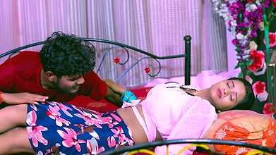 Suhana boobs pressed, rubbed and felt, navel show, shy horny expressions