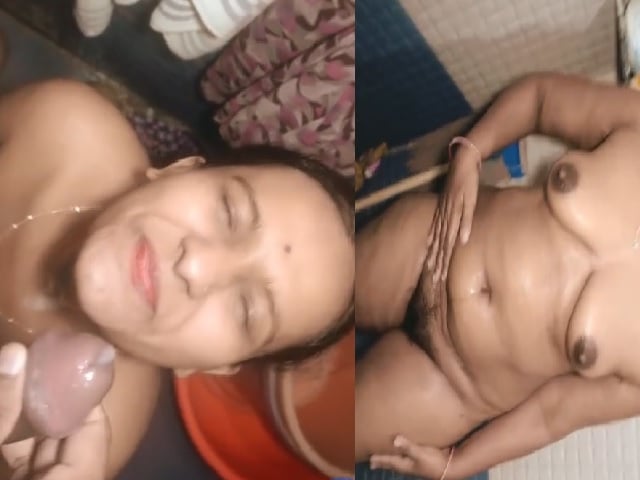 Bhabhi cleaning dick of devar and sucking it deep