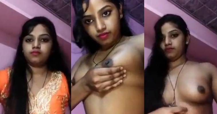 Super Sexy Village Girl Boobs Sowing on Camera XXX Video