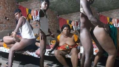 Desi aunty sex video with his neighbor young boy