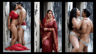 Sexy Bhabhi Jumps on Devar for Passionate Outdoor Standing Fuck – AI Fantasy