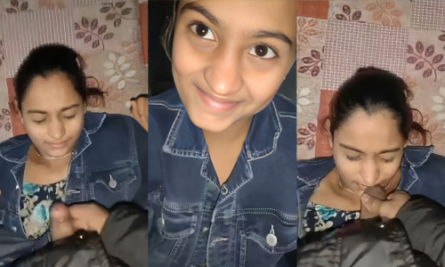 Shy Punjabi Babe Giving Handjob Taking Cum On Face